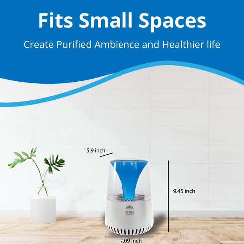 HEPA Air Purifier with Bluetooth Speaker - White | WBM SMART